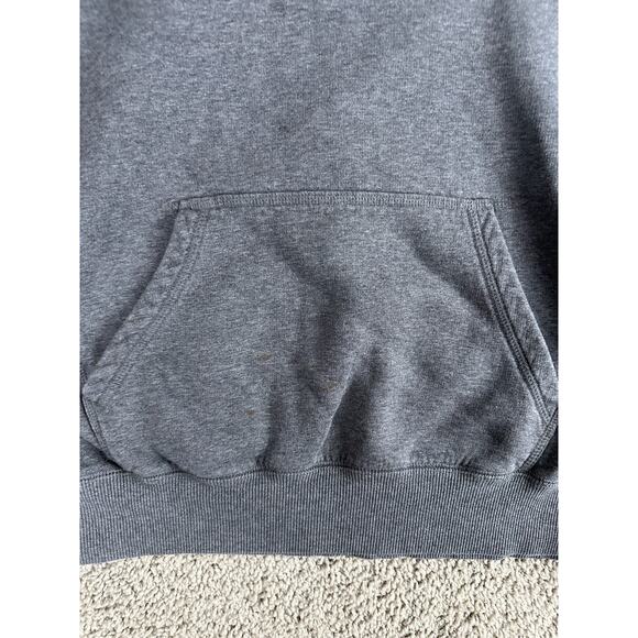 Nike Hoodie Womens Large Gray Squad Fleece Po Pullover Sweatshirt Ladies - Picture 4 of 14